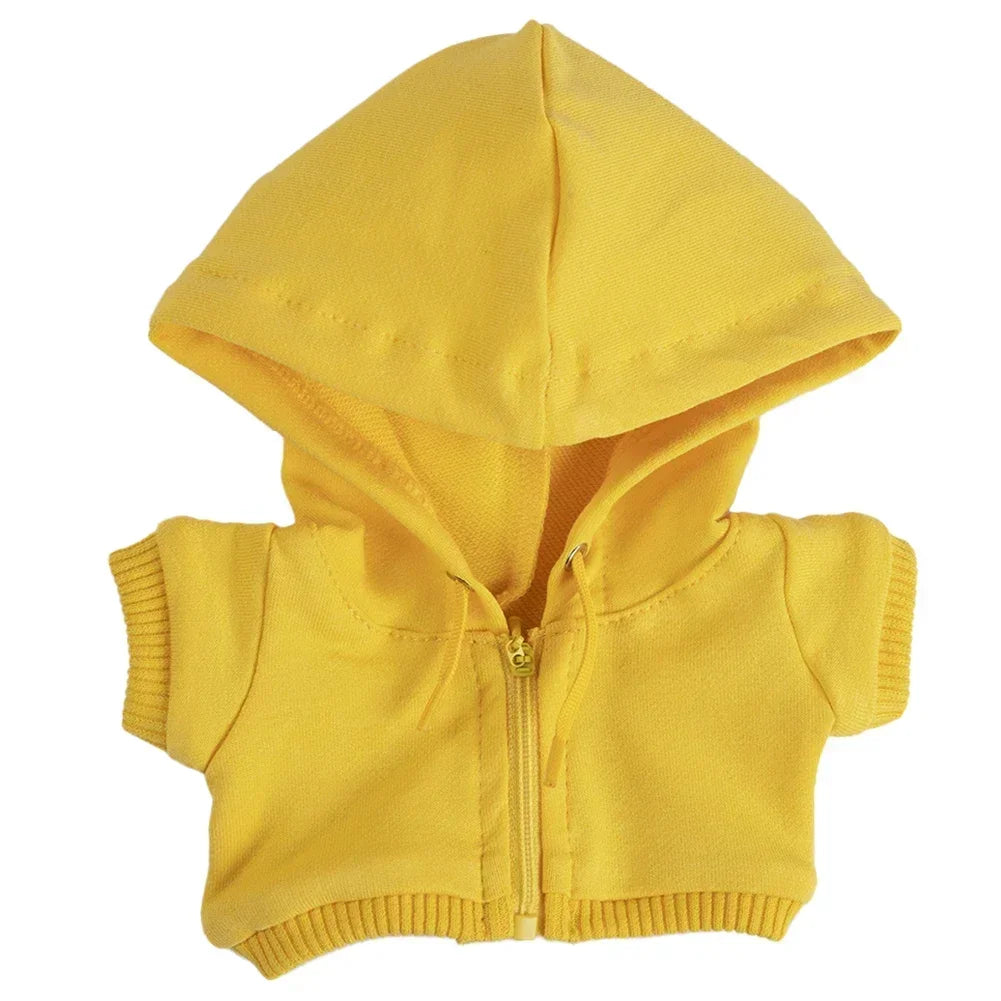 For Labubu Casual Sweatsuit Set Comfy Clothes for Labubu 15/17cm Dolls Featuring Ribbed Hem Details Fashion Doll Accessories