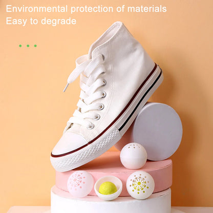 6/12Pcs 6Pcs/Packet Deodorizer Freshener Balls Sneaker Deodorizer Ball Long Lasting Odor for Sneakers Gym Bags Lockers Car 3cm