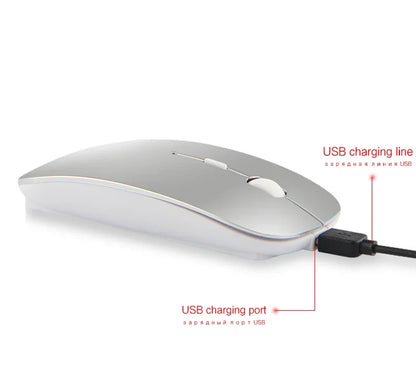 Ratón Bluetooth para Apple MacBook Air Pro Retina 11 12 13 15 16 MacBook Laptop Ratón inalámbrico Recargable Ratón silencioso para juegos