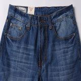 Denim Flared Jeans Men  Boot Cut Denim Pants Comfortable Slightly Slim Classic Loose Casual Blue Black Trousers For Male Bootcut