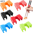 5/6/8PCS Reusable Chopstick Helpers Training Chinese Chopstick Holder For Children Beginner Trainers Learner Kitchen Tableware