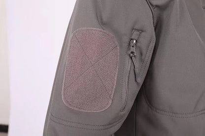 Men's Winter SoftShell Tactical Waterproof Jackets Male Hood Coat Combat Fishing Hiking Camping Climbing Skiing Pants Trousers