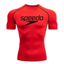 Compressão correndo camiseta masculina topos spee impressão t camisas masculinas de secagem rápida ginásio roupas esportivas mma rashguard camisa t para o sexo masculino