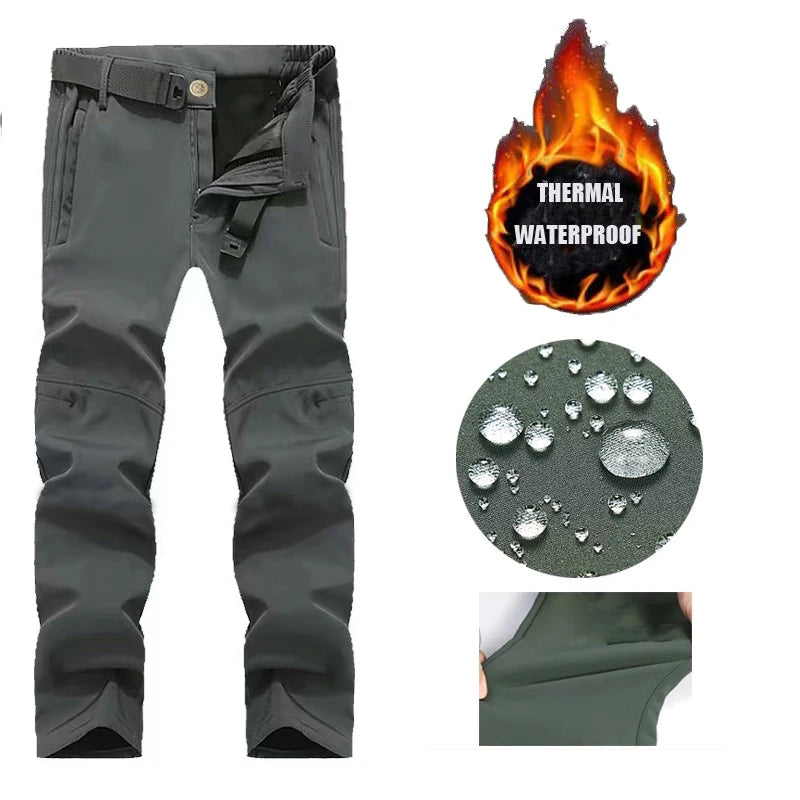 Chaquetas SoftShell de invierno para hombre, pantalones tácticos, para acampar, senderismo, caza, pesca, sudaderas de forro polar, abrigos, tallas S-5XL, pantalones cargo para exteriores.