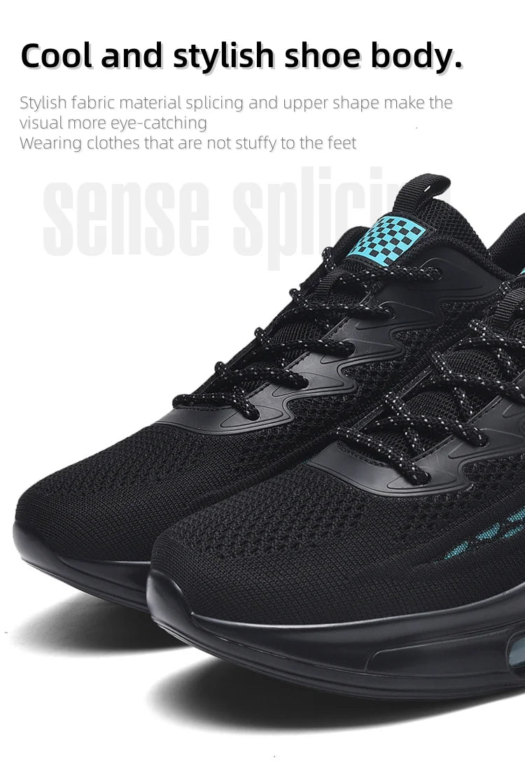 New Spring and Autumn Soft soled Running Men's Mesh Breathable Casual Sports Shoes Men's Coconut Trendy Shoes Men's Shoes