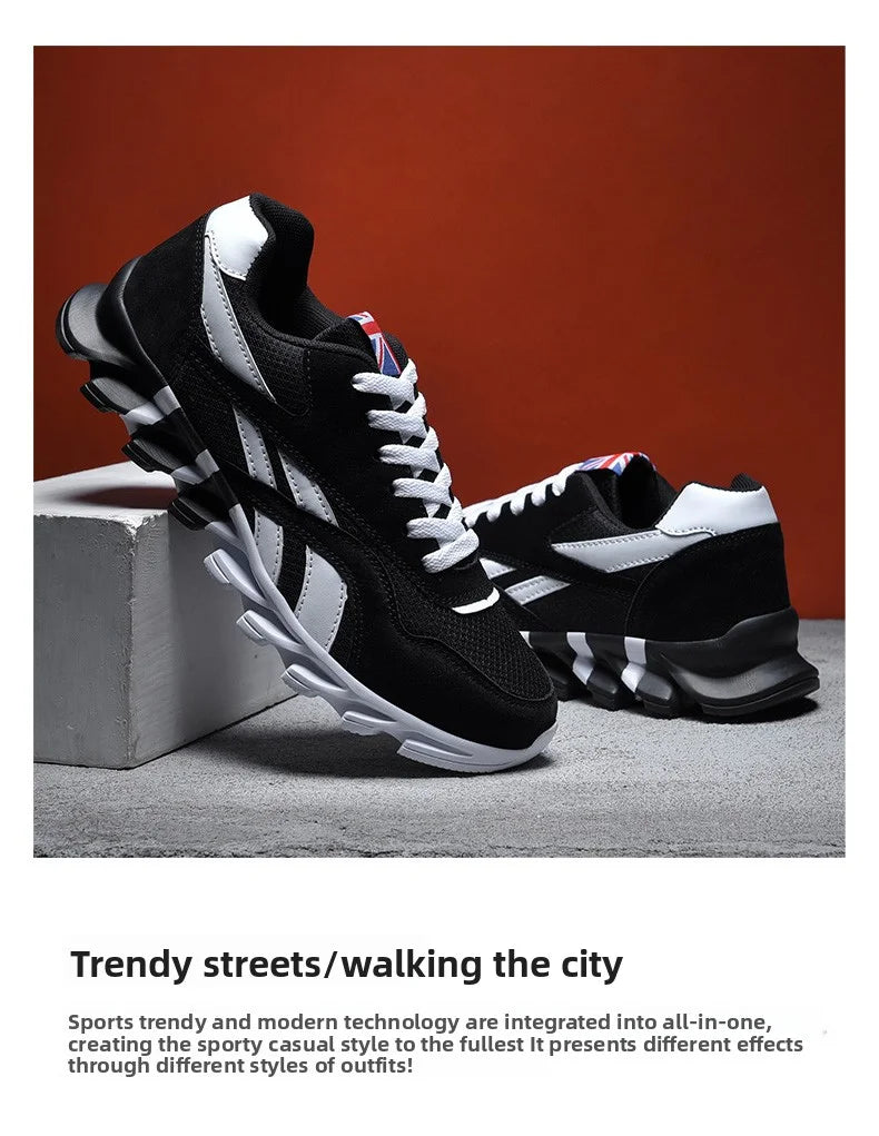 Men's casual sports shoes, outdoor lightweight walking sports running shoes, comfortable high-quality men's tennis shoes