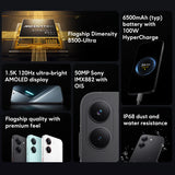 Global Version POCO X8 Pro 6500mAh battery W HyperCharge 50MP hand camera Supports NFC