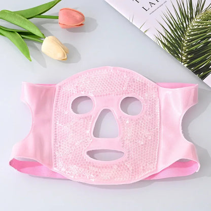 Mascarilla de hielo Mascarilla facial Sueño de belleza Compresa caliente Cirugía facial Edema Compresa fría Fatiga ocular Parche para ojos oscuros Paquete de hielo