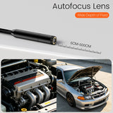 5'' IPS Screen Handheld Endoscope Car Inspection Borescope Video Camera Single Dual Triple Autofocus Lens USB Probe Waterproof