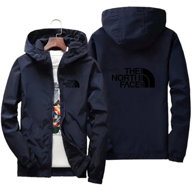 Chaqueta con capucha para hombre, nueva y popular para primavera y otoño de 2025, ideal para actividades al aire libre, ocio, moda urbana, chaqueta para hombre.