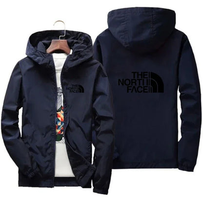 Chaqueta con capucha para hombre, nueva y popular para primavera y otoño de 2025, ideal para actividades al aire libre, ocio, moda urbana, chaqueta para hombre.