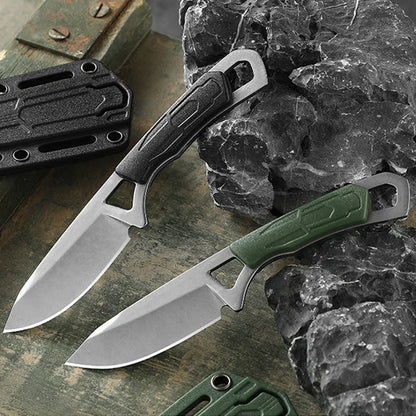 1PC Outdoor Stainless Steel Mini Knife High Hardness Defensive Folding Knife EDC Multi-purpose Camping Survival Portable Knife