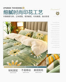 Plaid Super Thick Warm Blankets for Winter Autumn Milk Fleece Thicken Warmth Sleeping Blanket Soft Fluffy Comforter Quilt Duvet