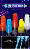 8 Colors 7mm Liquid Erasable Chalk Markers Pens Washable & Wet Erase Neon Makers for Blackboard Chalkboard Signs Glass Window