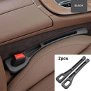 2pc Car Seat Gap Filler Organizer Pu Waterproof Car Seat Gap Plug Strip with 2 Grooves Seat Gap Storage Auto Interior Accessorie