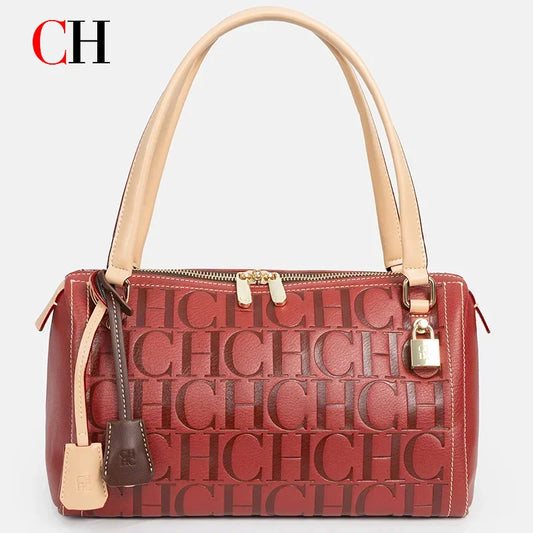 CH Niche Brand Women's Bucket Bag New Large Capacity Letter Print Design 2025 New Women's Classic Handbag