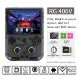 ANBERNIC RG406V Retro Handheld Game Console 4" IPS Multi-touch Screen Android 3D Hall Joystick 5500mAh Video Player 1080p DP Out