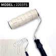 Decorative Paint Roller Patterned Painting Tool for Wall  Rubber Protection Stamp Polyurethane Textured Paint Pottery Wheel 2203