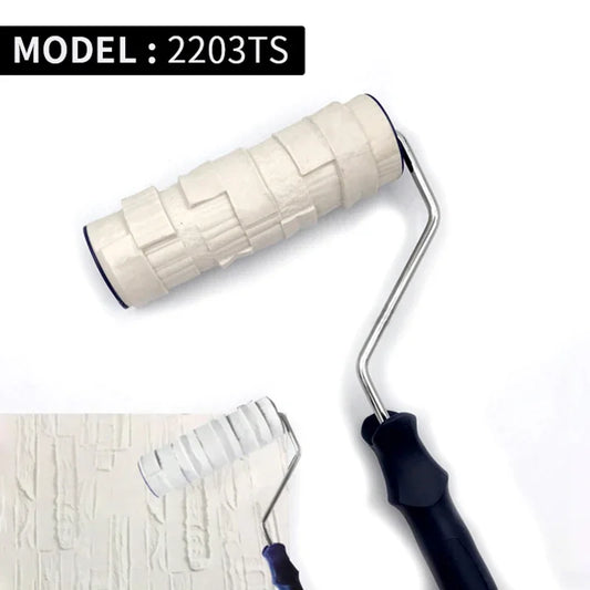 Decorative Paint Roller Patterned Painting Tool for Wall Rubber Protection Stamp Polyurethane Textured Paint Pottery Wheel 2203
