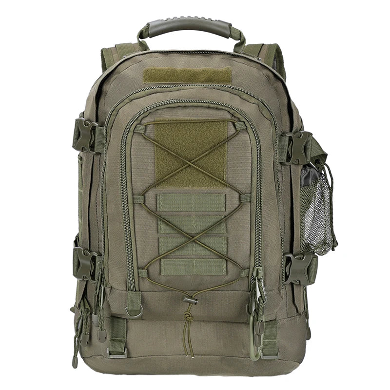 65L Outdoor Tactical Backpack Men's Outdoor Hiking Bag Large Capacity Military Army Bags Travelling Camping Rucksack