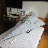 Assemble Home Decoration Imperial Navy Stormtrooper Star Destroyer Galactic Empire Star Cruiser Starfighter Dark Fleetship 75252