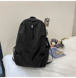 Large Capacity Schoolbag for Boys and Girls, High School and College Students, Simple Casual Sports Backpack, Fashion Travel Backpack