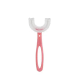 Cepillo de dientes para bebés, cepillo de dientes en forma de U de 360 ​​grados para el cuidado bucal, cepillo de dientes de silicona suave, artículos para bebés de 2 a 12 años 