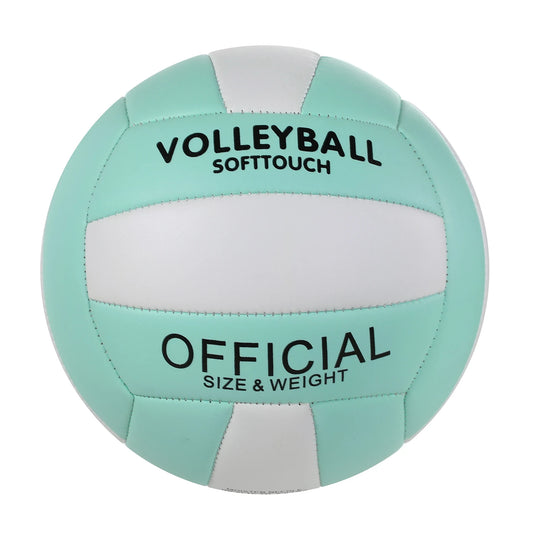 Balón de entrenamiento profesional de voleibol de tamaño 5 para jóvenes principiantes, ideal para practicar en interiores y voleibol de playa al aire libre.