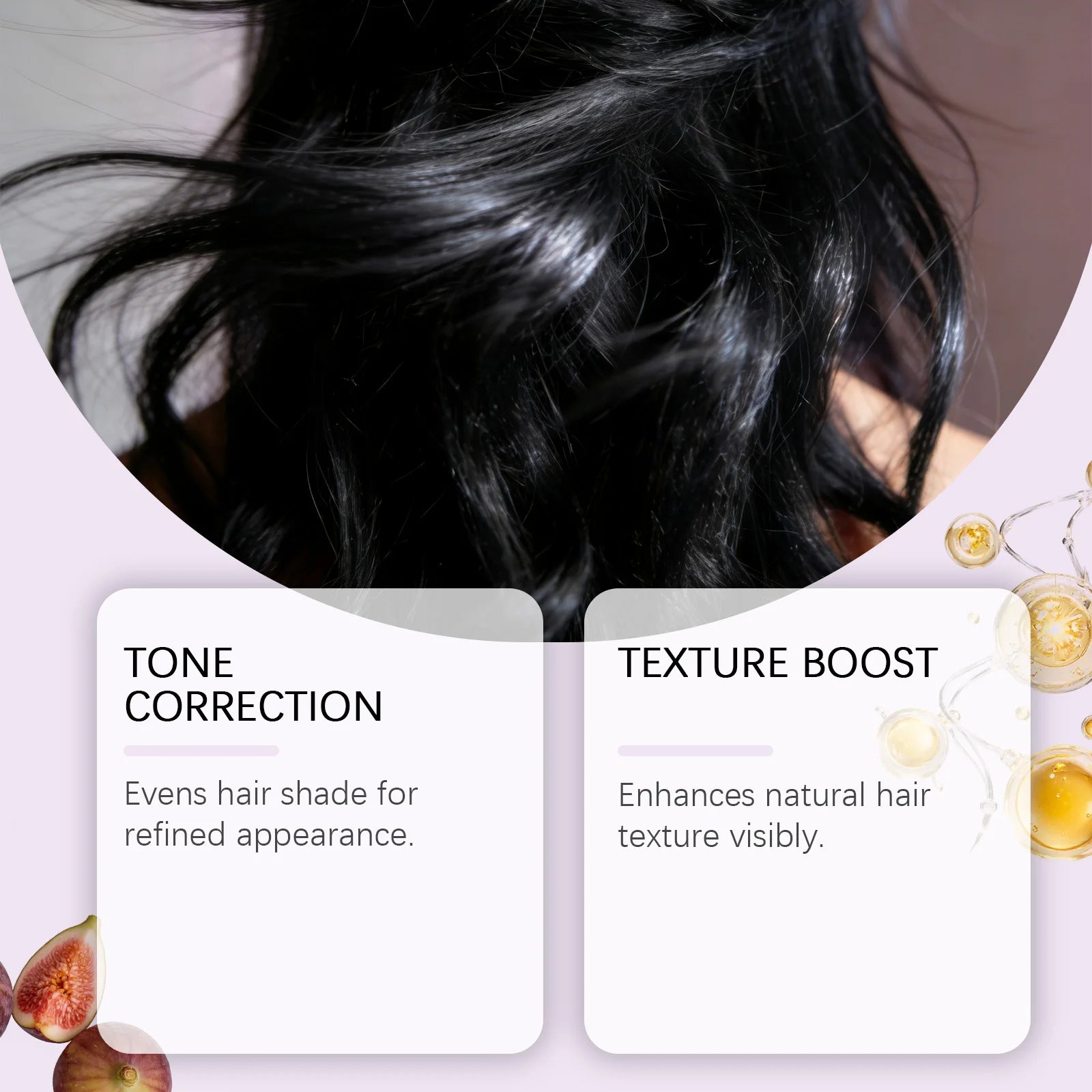 Natural Fig Hair Care Essence Nourishing Softening Dry Deep Conditioning Strengthen Roots Scalp Repair Damaged Biotin Hair Cream