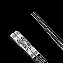 23cm Exquisite Dragon Pattern Chopsticks 304 Stainless Steel Non-slip Chinese Chopstick Food Sushi Sticks Home Kitchen Tableware