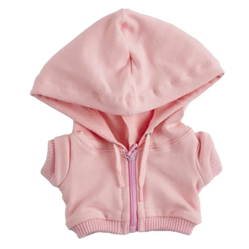 For Labubu Casual Sweatsuit Set Comfy Clothes for Labubu 15/17cm Dolls Featuring Ribbed Hem Details Fashion Doll Accessories