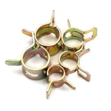 75Pcs 6mm/7mm/8mm/9mm/10mm for Choose Fuel Spring Clip Vacuum Silicon Hose Clamp Autos Spring Clip Fuel Oil Water Tube Clamp