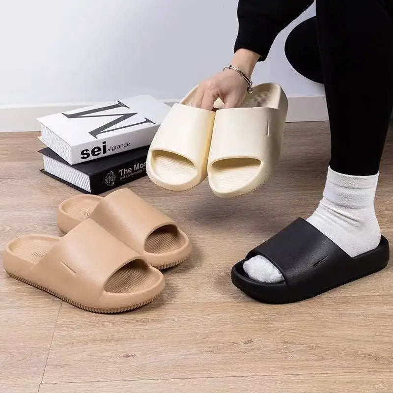 Casual Sporty Summer Slippers Comfortable Versatile EVA Couples Flat Sandals Slip-On Shoes for Men And Women
