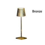 LED Table Lamps 3-Level Dimmable Wireless LED Desk Lamp Touch Bedside Creative Ambient Light USB Rechargeable Bar Outdoor Decor