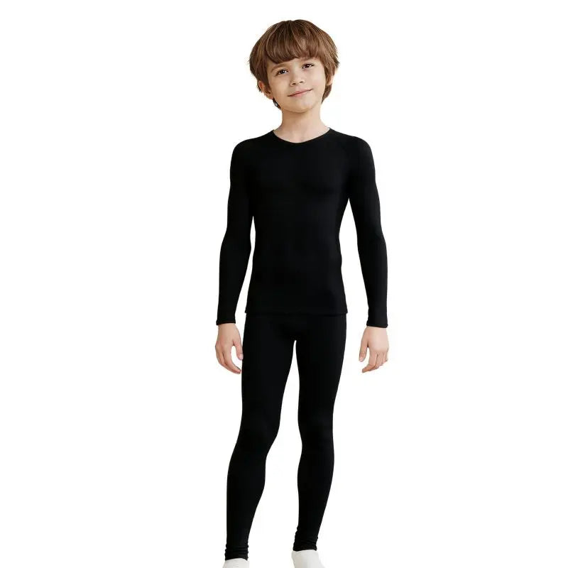 Winter Sports Suit for Kids Quick Drying Thermal Underwear Boys Compression Sportswear Basketball Football Tight Clothing