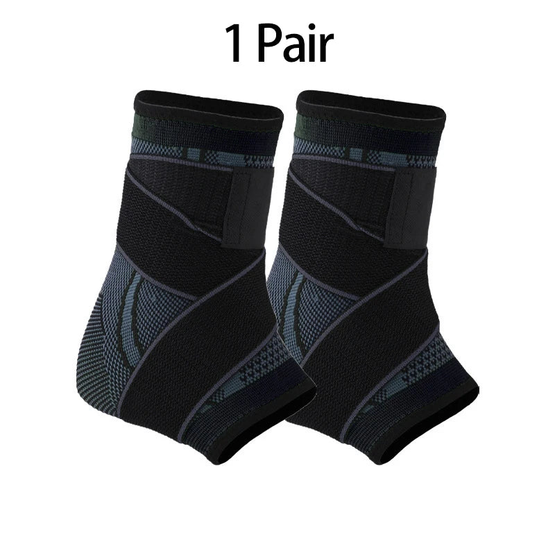 Ankle Protector Sports Gym Accessories Men Women Sports Wrap Compression Basketball Ankle Support Running Knitted Ankle Brace
