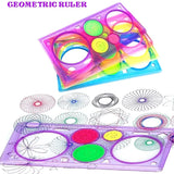 Animal Geometry Art Multifunctional Hollow Rulers Drafting Tools School Painting Supplies Office Kid Art Drawing Stationery Rule