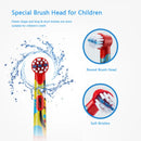 Oral-B Kids Electric Toothbrush Soft Bristles Replaceable Brush Head with 2 Minutes Timer Function For Kids 5+