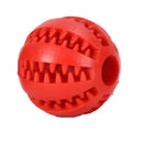 Rubber Dog Ball Teeth Cleaning Pet Training Interactive Chew Toy Dogs Puppy Gift 3 Sizes 1pc 