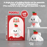 DIY Cute Dog Building Blocks Puppy Pet Model Animal Assemble Bricks Set Poodle Corgi Husky Cartoon Table Decor Gift for Kids