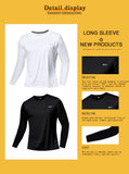 Long and Short-Sleeved T-Shirt Fitness Sports Tops Morning Running Ice Silk Quick Dry Outdoor Mountaineering Gym Clothing Men