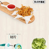 Spiralizer Vegetables Slicer Cheese Vegetable Grater Shredder Zucchini Noodle Maker Spaghetti Spiralizer