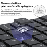 Wireless Backlit Bluetooth with Touchpad Ultra Slim 7-Colors Backlit Keyboard Portable Rechargeable Keyboard for ipad