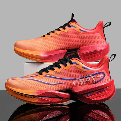 Men's Running Shoes Breathable Comfortable Outdoor Sports Shoes Fashionable Thick Soled Casual Tennis Shoes for Men