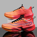 Men's Running Shoes Breathable Comfortable Outdoor Sports Shoes Fashionable Thick Soled Casual Tennis Shoes for Men