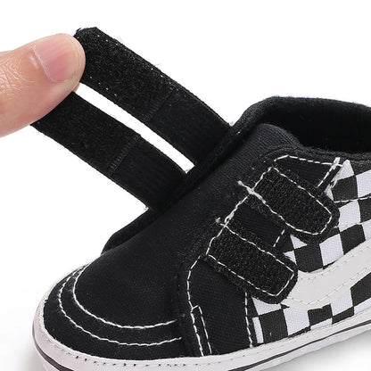 Newborn Baby Canvas Shoes Anti-slip Soft Baby Boy Girl Sneakers Casual Multi-Color Toddler First Walkers Crib Shoes
