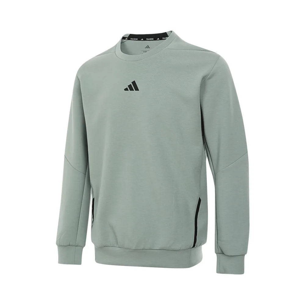 Sudadera con capucha de punto Adidas D4T Crew para hombre 2025 JI8166
