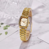 Relógio feminino Casio LTP 1169 bicolor quartzo a prova de agua 30m