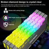 Enfriador de RAM Coolmoon Ra-2, módulo de memoria ARGB de 5 V de alta eficiencia, disipador de calor con efecto de luz, enfriador de memoria para computadora de escritorio