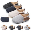 Zapatos de bebé de algodón nuevos, suela de goma suave y antideslizante, para recién nacidos, primeros pasos, estampado de dibujos animados, para niño y niña